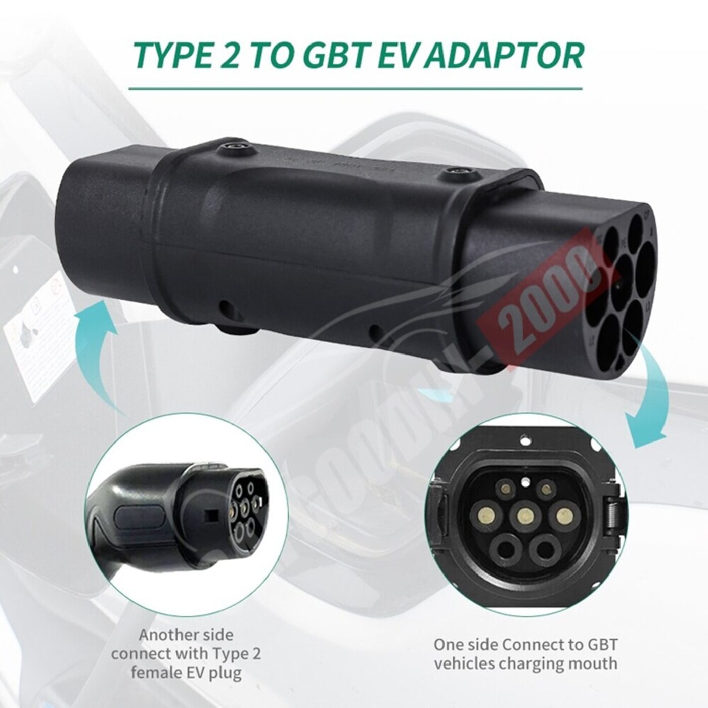 bộ chuyển đổi (adapter) Type 2 sang GB/T.